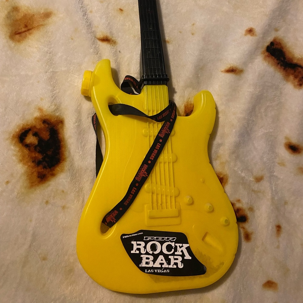 Guitar Las Vegas Souvenir Fat Tuesday Drink